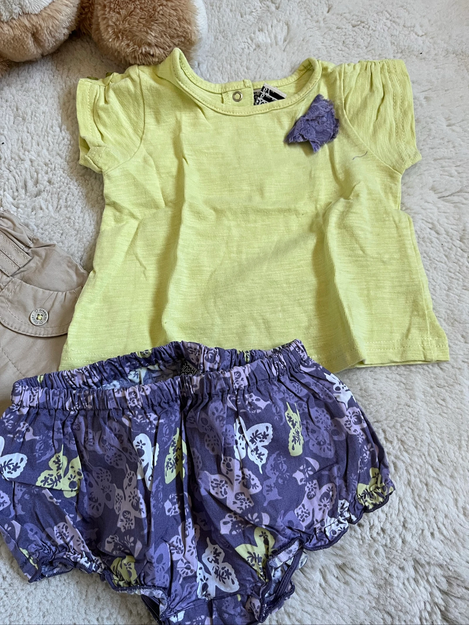 Ensemble bébé fille 6 mois jupe et t-shirt  – photo 2